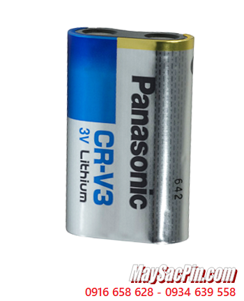 Pin Panasonic CR-V3; Pin 3v Lithium Panasonic CR-V3 với 3300mAh / Loại pin Lithium không sạc